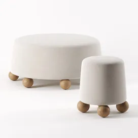 Morro pouf by kelly wearstler